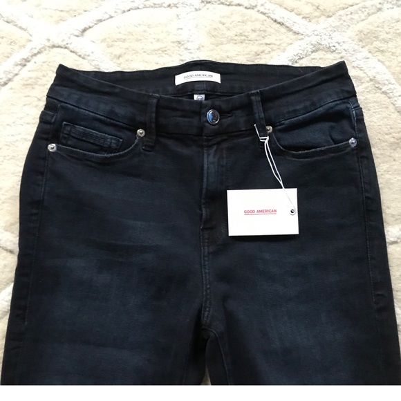 Good American “Good Legs” Distressed Jeans - Picture 7 of 8